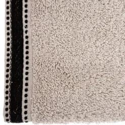 Serviette de toilette Joia - coton 550 gr/m² - lin 50x90 cm - Atmosphera