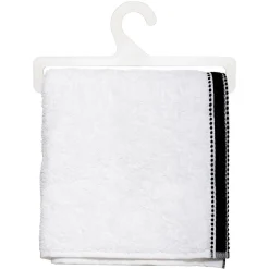 Serviette de toilette Joia - coton 550 gr/m² - blanc 50x90 cm - Atmosphera