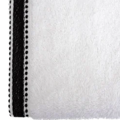 Serviette de toilette Joia - coton 550 gr/m² - blanc 50x90 cm - Atmosphera
