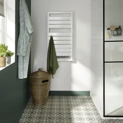Serviette de toilette thé vert Elland 100 x 50 cm GoodHome