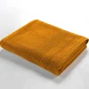 Serviette de Toilette unie 50x90 cm - Collection Tendresse - Éponge 500 g,m² - 50x90cm - Curry
