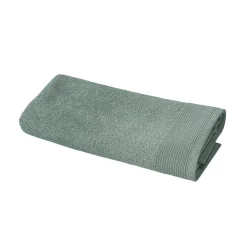 Serviette de toilette vert de gris 100 x 50 cm, GoodHome Koros