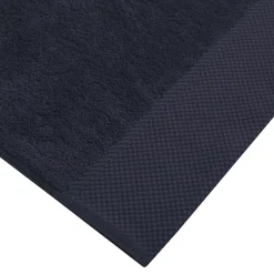Serviette de toilette Zéro Twist 560 g/m² Bleu Nuit 50x100 cm SENSOFT