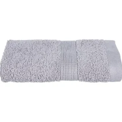 Serviette invité Essentiel - coton 450 gr/m² - gris taupe 30x50 cm - Atmosphera