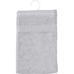 Serviette invité Essentiel - coton 450 gr/m² - gris taupe 30x50 cm - Atmosphera