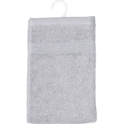 Serviette invité Essentiel - coton 450 gr/m² - gris taupe 30x50 cm - Atmosphera