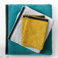 Serviette invité Joia - coton 550 gr/m² - lin 30x50 cm - Atmosphera