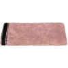 Serviette invité Joia - coton 550 gr/m² - rose 30x50 cm - Atmosphera