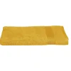 Serviette ou drap de bain 100 x 150 cm Couleur moderne ocre