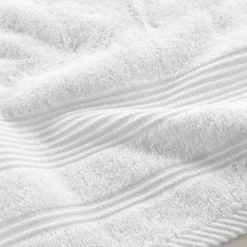 Serviette ou drap de douche 70 x 130 cm Tendresse blanc