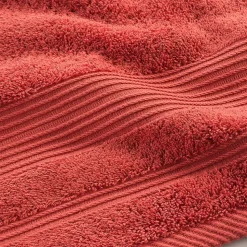 Serviette ou drap de douche 70 x 130 cm Tendresse terracotta