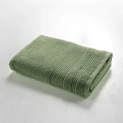 Serviette ou drap de douche 70 x 130 cm Tendresse kaki