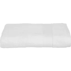 Serviette ou drap de douche 70 x 130 cm Couleur moderne blanc