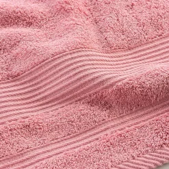 Serviette ou drap de douche 70 x 130 cm Tendresse rose
