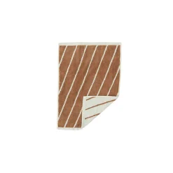 Serviette Raita rayée multicolore en coton organique H60x40cm
