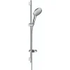 Set de douche 150 3jet avec barre Unica'S puro 90 cm et porte-savon chromé Hansgrohe Raindance Select S