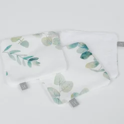 SEVIRA KIDS Lingettes bébé lavables 8 pièces Eucalyptus