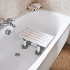 Siège de bain Aidapt en plastique Medina - Hauteur 15 cm - Blanc
