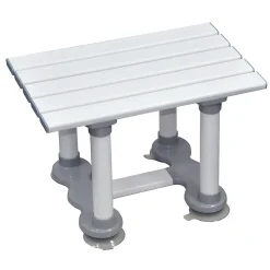 Siège de bain Aidapt en plastique Medina - Hauteur 30 cm - Blanc VR129