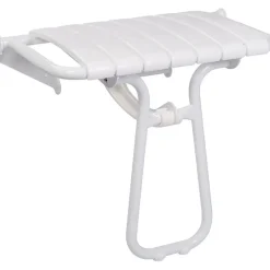 Siège de douche escamotable blanc - 360 x 580 x 500 mm - Pellet ASC