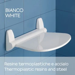 Siège De Douche Pour Personnes Âgées Et Handicapées Blanc - Sound