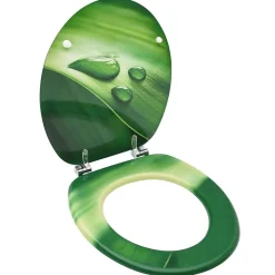 Siège de toilette abattant WC avec mdf Helloshop26