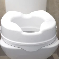 Siège de toilette surélevé en plastique sans couvercle Senator blanc - Hauteur 5 cm VR224C