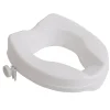 Siège de toilette surélevé en plastique sans couvercle Senator blanc - Hauteur 5 cm