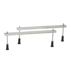Siko 160x70 cm Ensemble baignoire universelle + Pare baignoire pivotant chrome + pieds (CUB1600PLUS-SETP1)