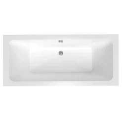 Siko 180x80 cm Nora Plus baignoire rectangulaire en acrylique, gauche et droite, sans pieds, blanc (NO1800PLUS)
