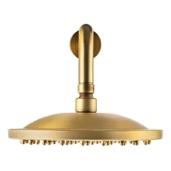 Silla Élégant Colonne de Douche retro en Laiton Encastrée, Ensemble de Douche Mécanique, Vintage Doré