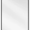 SILLA Miroir mural ovale, 90 x 45 cm, cadre noir