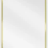 SILLA Miroir mural ovale, 80 x 40 cm, cadre doré