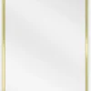 SILLA Miroir mural ovale, 100 x 35 cm, cadre doré