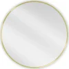 SILLA Miroir mural rond, 75 cm, cadre doré