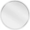 SILLA Miroir mural rond, 40 cm, cadre chromé