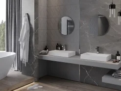 SILLA Miroir mural rond, 50 cm, sans cadre