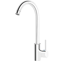 SILLA Mitigeur lavabo moderne en Laiton, économie d'eau, Chromé