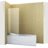 Silla Pare-baignoire ASTON, fixe, 50x150 cm, Chromé