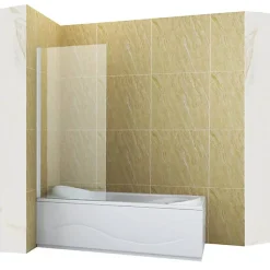 Silla Pare-baignoire ASTON, fixe, 60x150 cm, Blanc