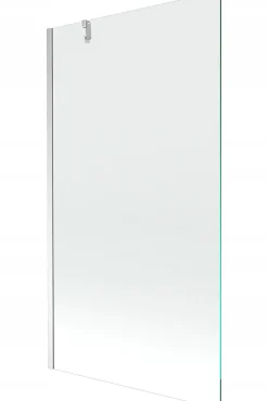 Silla Pare-baignoire fixe, 60x150 cm, Chromé