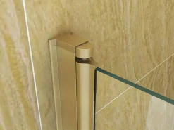 Silla Pare-baignoire MARION, pivotant, 70x140 CM, Doré brossé