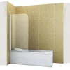 Silla Pare-baignoire MARION, pivotant, 70x140 CM, Chromé