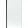 Silla Pare-baignoire pivotant, 70x140 cm, Noir