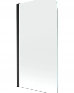 Silla Pare-baignoire pivotant 70x140 cm, Noir