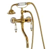 SILLA Robinet De Baignoire en Laiton retro, mural, doré