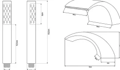 Silla Robinet De Baignoire en Laiton sur plage 3 trous, Blanc