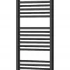 Silla Sèche-serviettes eau chaude 629W 150x50x3cm, Noir