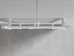 Silla Sèche-serviettes eau chaude 617W 120x60x3cm, Blanc