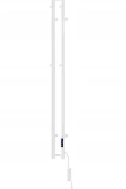 Silla Sèche-serviettes eau chaude 150W 140,5x13,7x4,2cm, Blanc